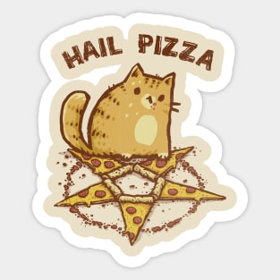 Hail Pizza Sticker
